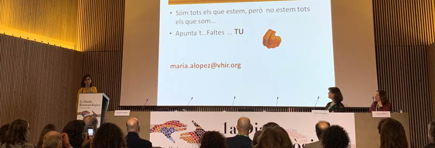 Professionals del servei de Reumatologia presenten els grups de treball d'Artritis Reumatoide i d'Infermeria Reumatològica