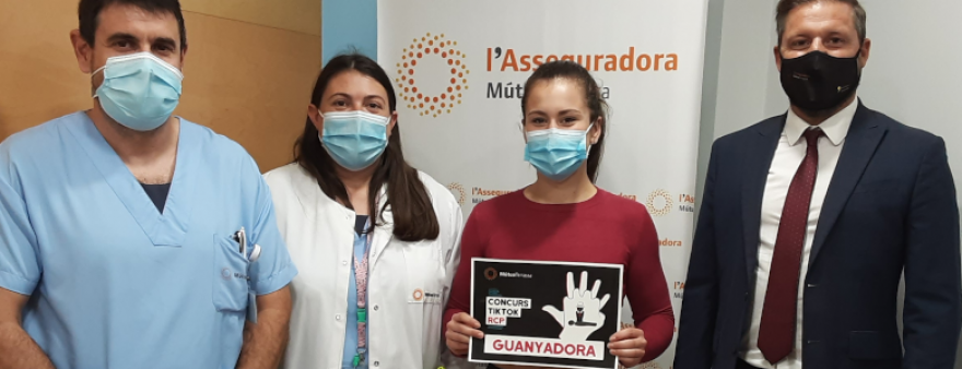 Laura Fernández es la ganadora del concurso de vídeos en TikTok sobre el día Mundial de Reanimación Cardiorrespiratoria