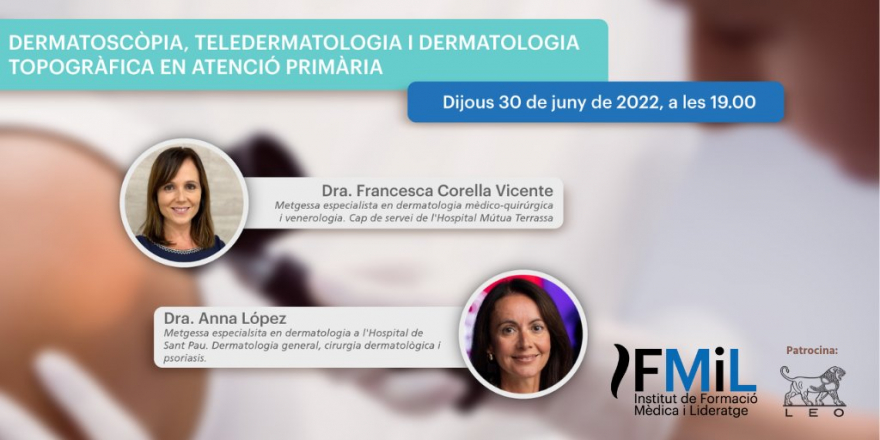 El servei de Dermatologia participa en un webinar sobre dermatoscòpia per professionals d’Atenció Primària