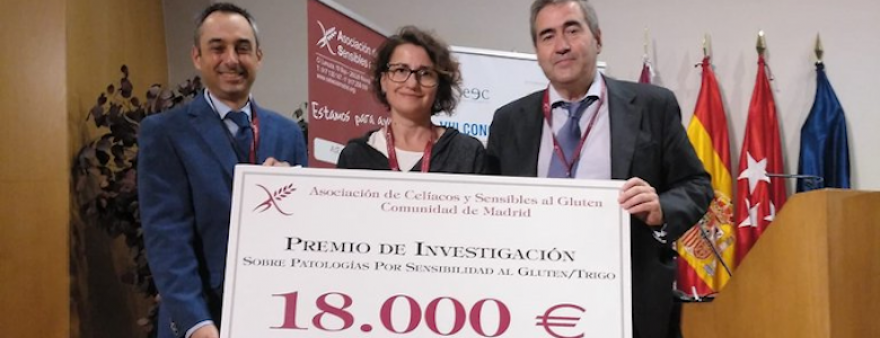 El estudio sobre la persistencia de la Atrofia Velositaria en pacientes con enfermedad Celíaca gana XIX Premio de Investigación sobre Patologías por Sensibilidad en el Gluten/Trigo