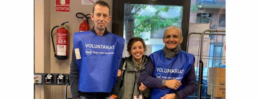 Los usuarios de Triginta y Casa Marquès Salut Mental, solidarios con la campaña “Gran Recapte d'Aliments”