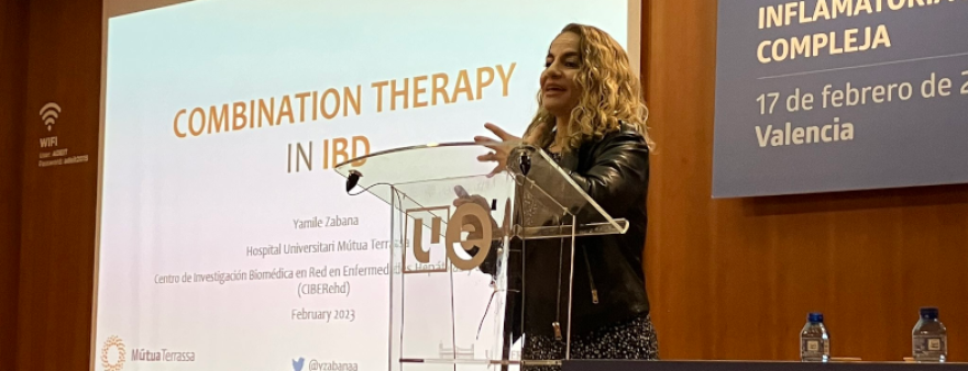 La Dra. Yamile Zabana, experta invitada en la jornada “Avances en Enfermedad Inflamatoria Intestinal Compleja”